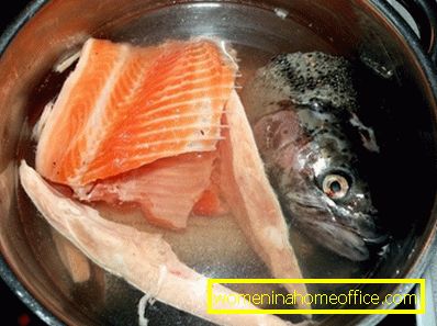 Salmon in the pan