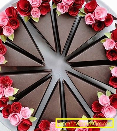 chocolate paper cake
