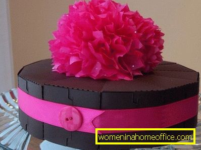How to make a cake of corrugated paper?