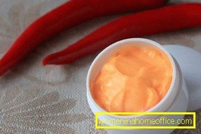 Mask for hair growth with red pepper