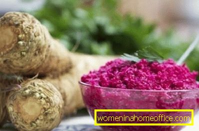 Cooking horseradish with beets at home