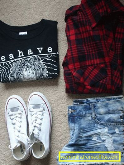 Grunge style in clothes for girls and men