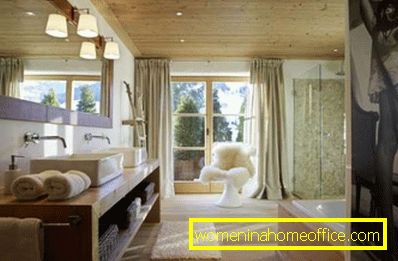 Chalet style in the interior
