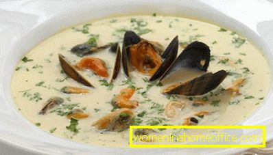 How to cook a creamy seafood soup?