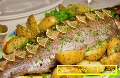 Cooking perch in the oven: recipe