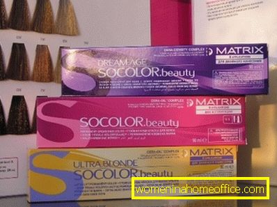 Matrix SOKOLOR hair-dye. beauty