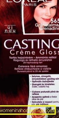 Dark brown shades of Loreal casting creme gloss. Collection