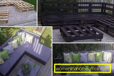 Furniture from pallets do it yourself