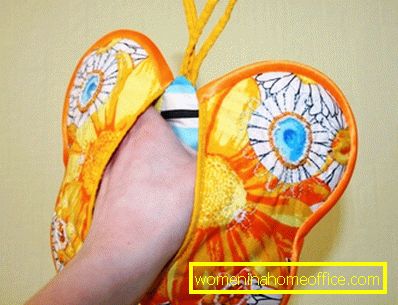 How to sew a tack in the form of a butterfly?