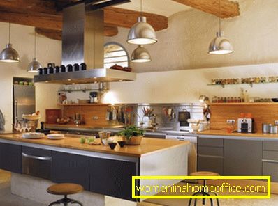 Loft style in the interior. Features loft style for an apartment and kitchen