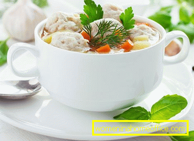 dietary meatball soup