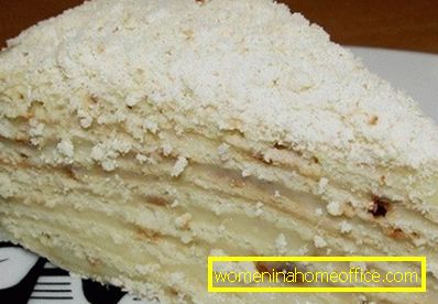 Delicate milky cream cake