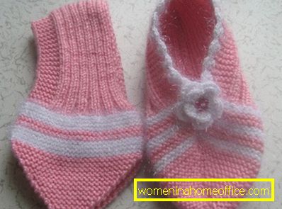 How to knit the heels of the needles?